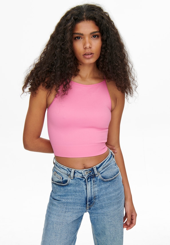 ONLY Damen Ribbed High-Neck-3