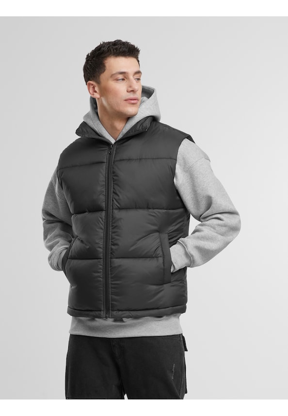 Basic Puffer Vest-0