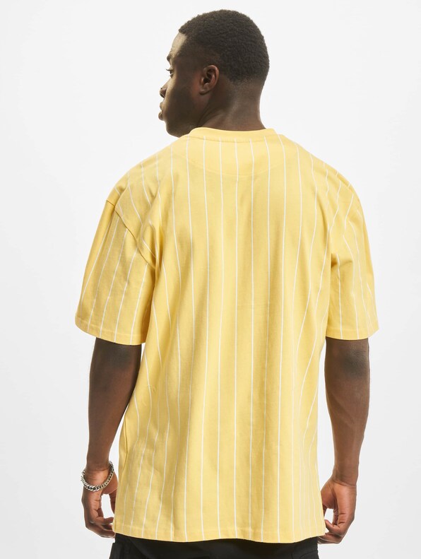 yellow pinstripe shirt