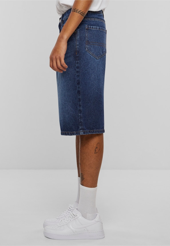 90's Heavy Denim Shorts-2