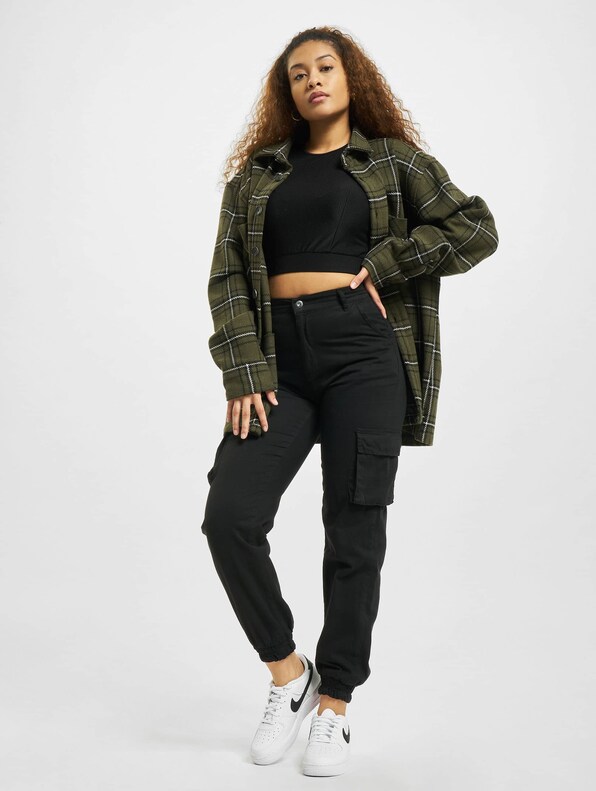 Ladies Cropped Shiny-4