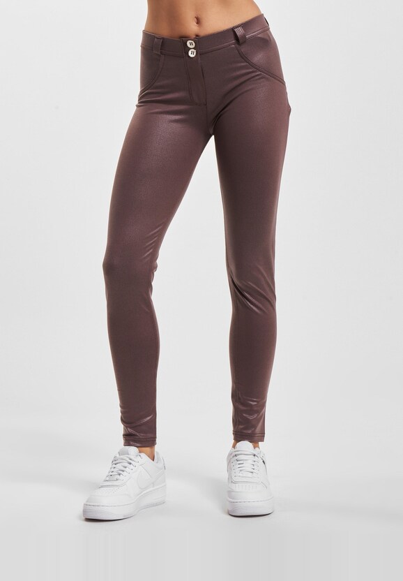 Freddy Regular-Waist WR.UP® Shaping Faux Leather Jeggings-1