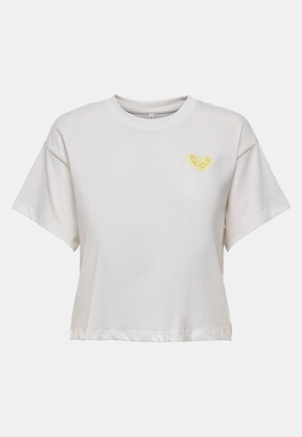 ONLANNBEL LIFE S/S BOXY CROP TEE CS JRS