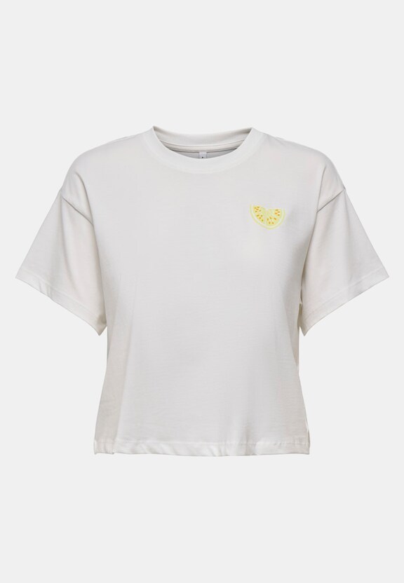ONLANNBEL LIFE S/S BOXY CROP TEE CS JRS-0