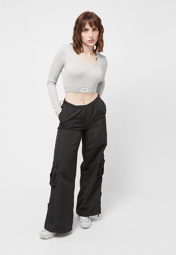 Longsleeve V-Neck Crop -3