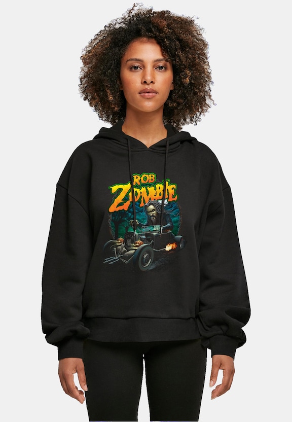 Ladies Rob Zombie - Halloween Hotrod Oversized -0