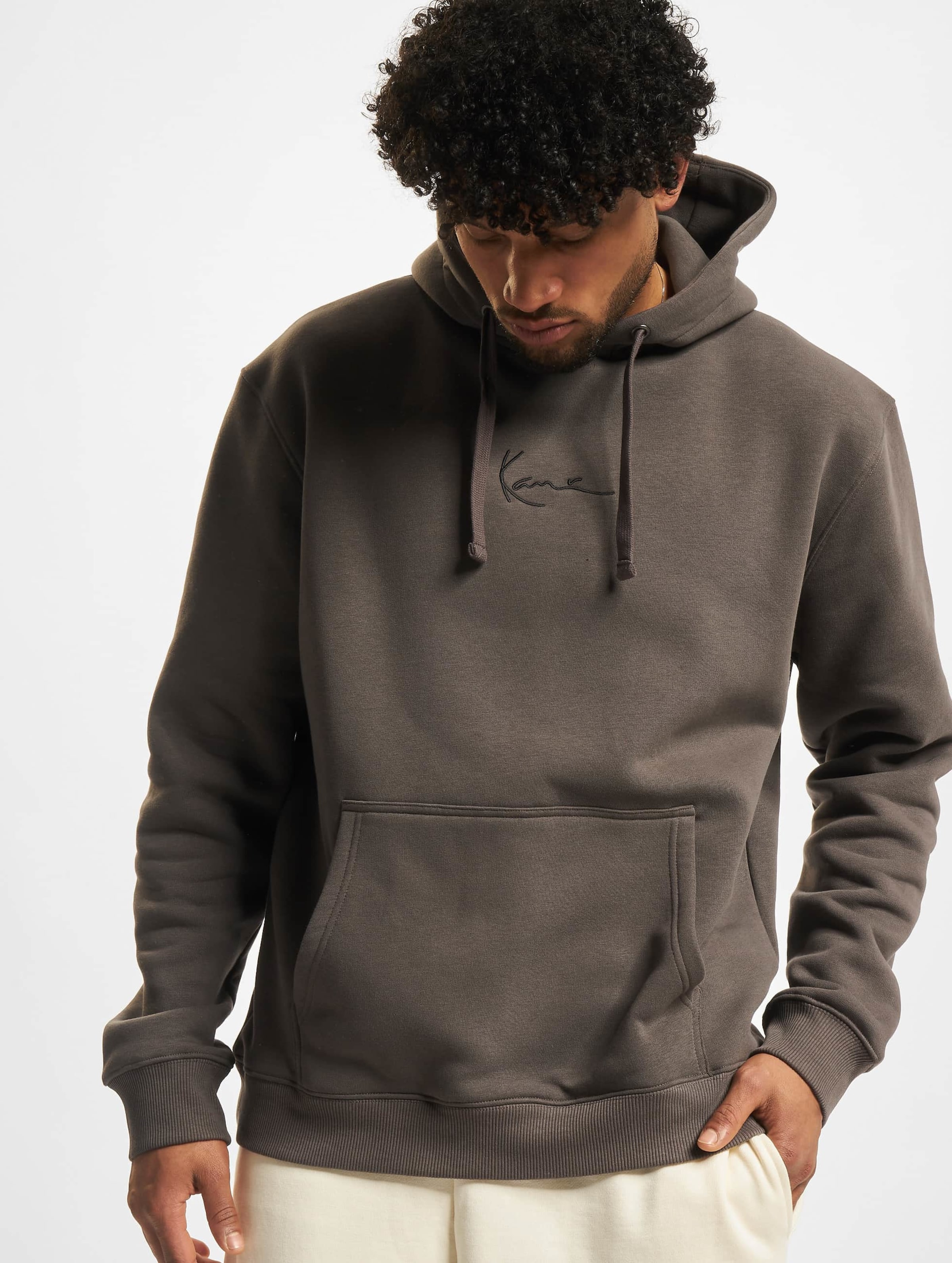 Karl Kani Small Signature Hoody Männer,Unisex op kleur grijs, Maat L