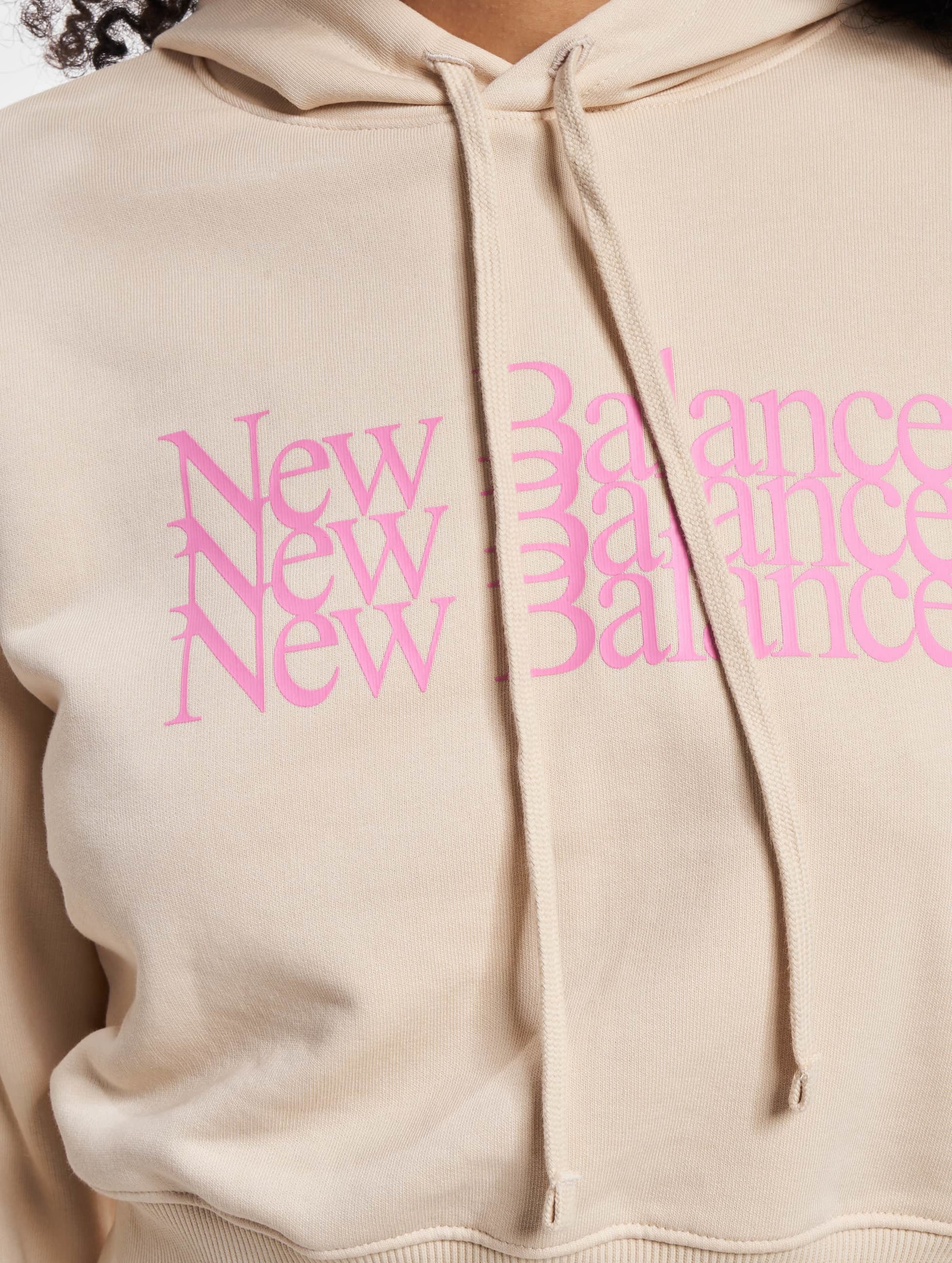 Pink new balance online hoodie