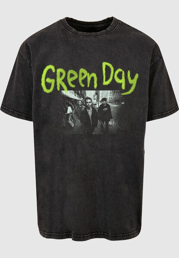 Green Day Dookie Anniversary Oversize Acid Tee-4