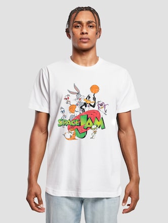 Merchcode Space Jam Team T-Shirts white XS