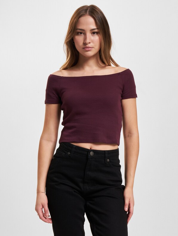 Ladies Off Shoulder Rib 2-Pack-3