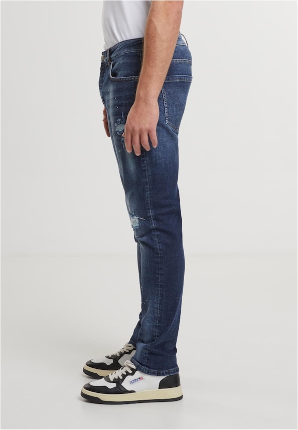 CARLOS DESTROYED SLIM FIT JEANS-2
