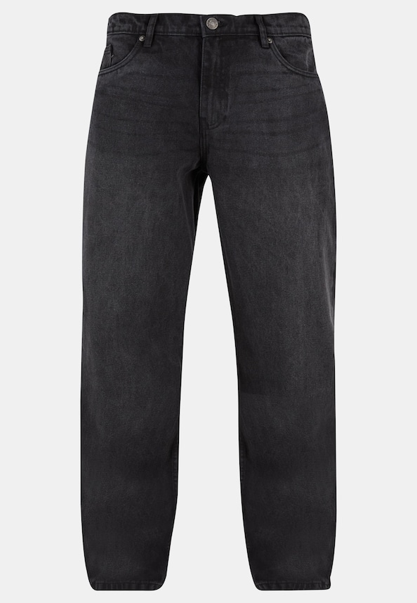 Heavy Ounce Straight Fit Zipped Jeans-2
