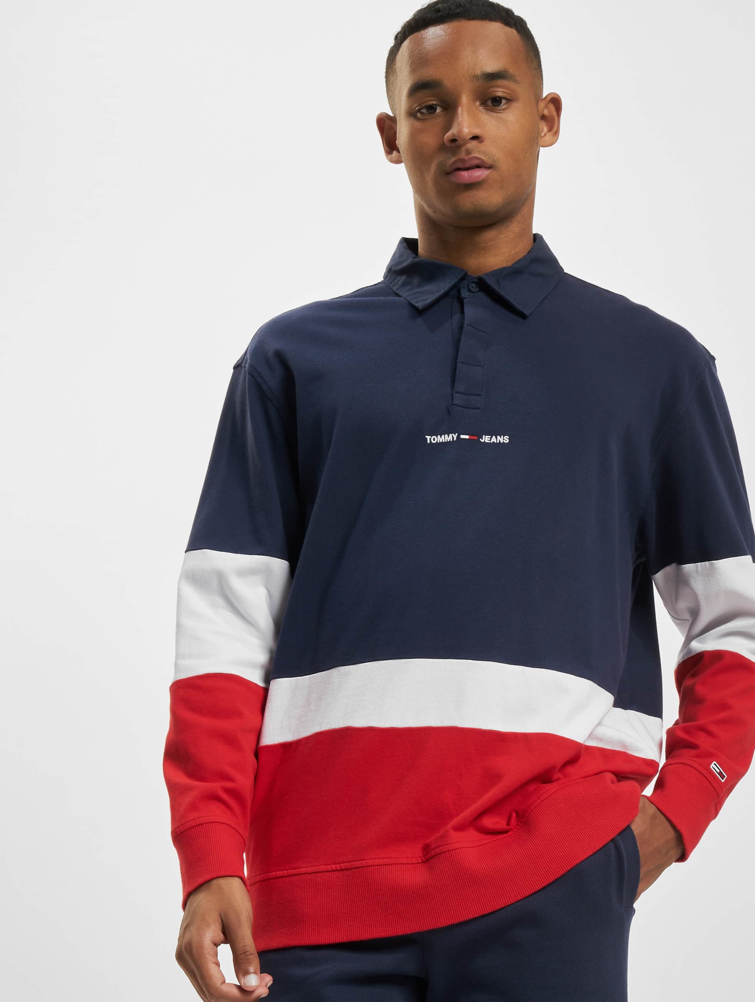 Tommy jeans colorblock rugby shirt new arrivals