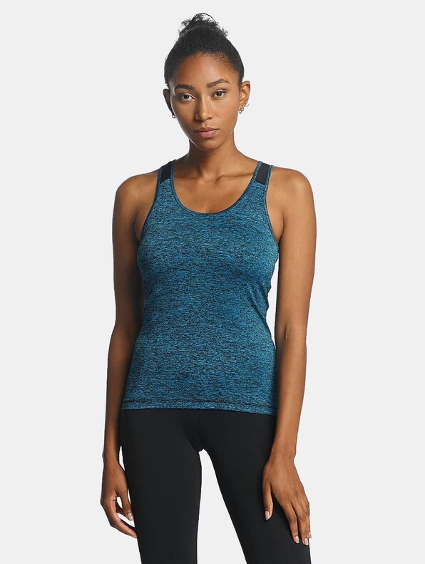 Ladies Active Melange Trainings Top-0