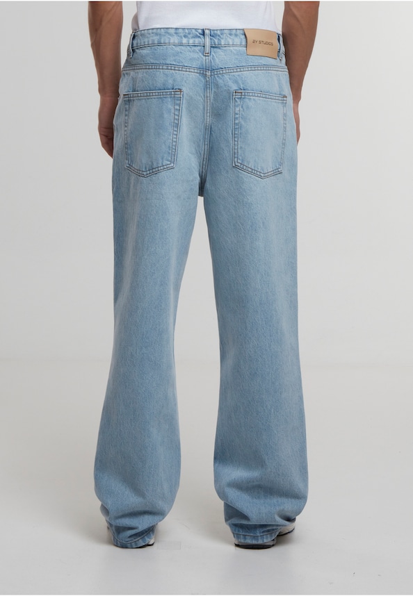 Adrik Basic Baggy Jeans-1