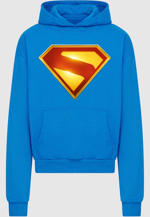 Superman Gleaming Logo Ultra Heavy Hoody-2