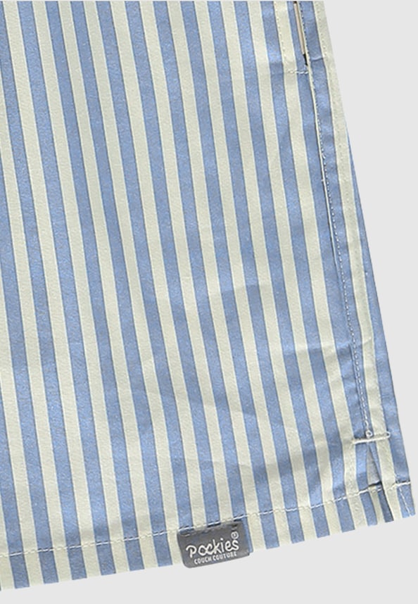 Ice Blue Striped - Boyfriend Boxers-2