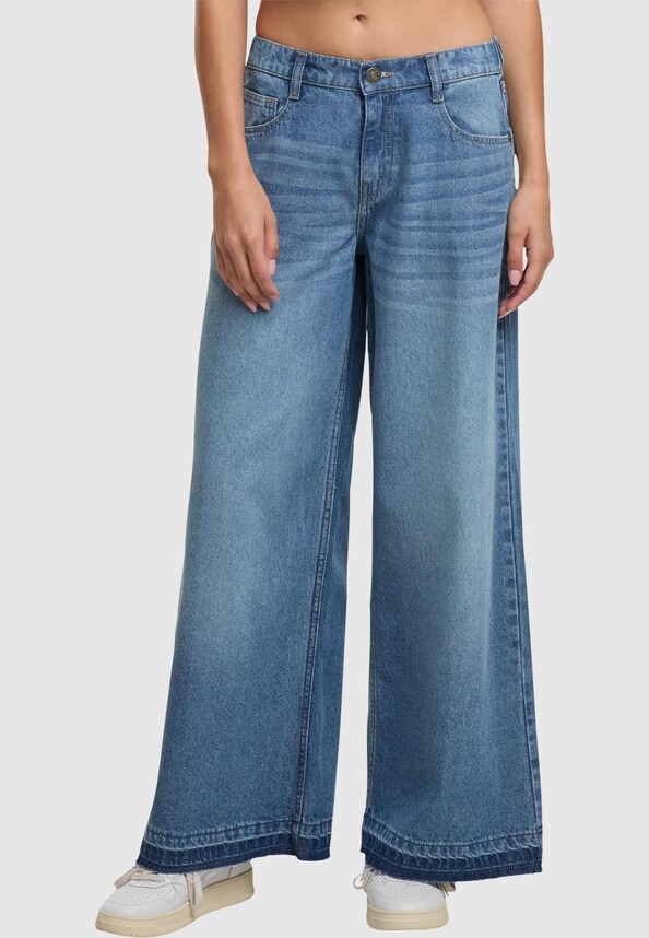 Ladies Wide Leg Denim-0