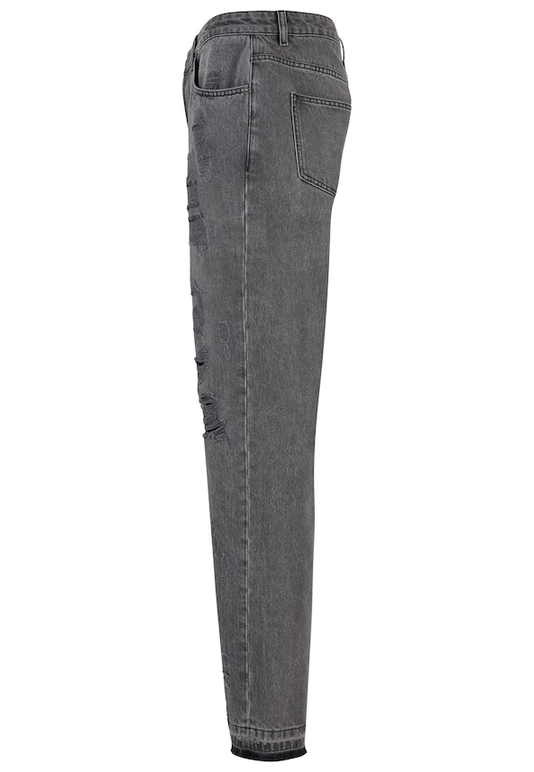 Firio Destroyed Straight Jeans-5