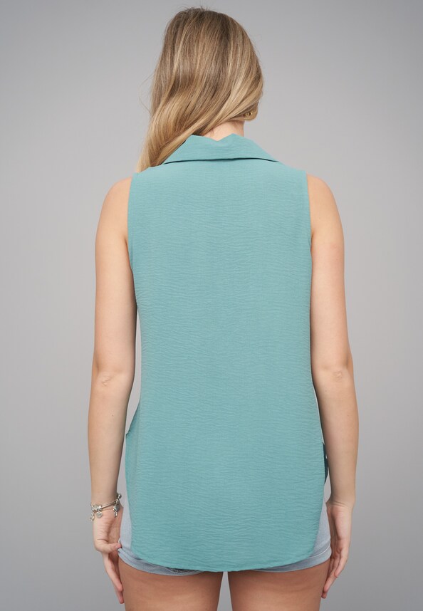 Top with button placket-1