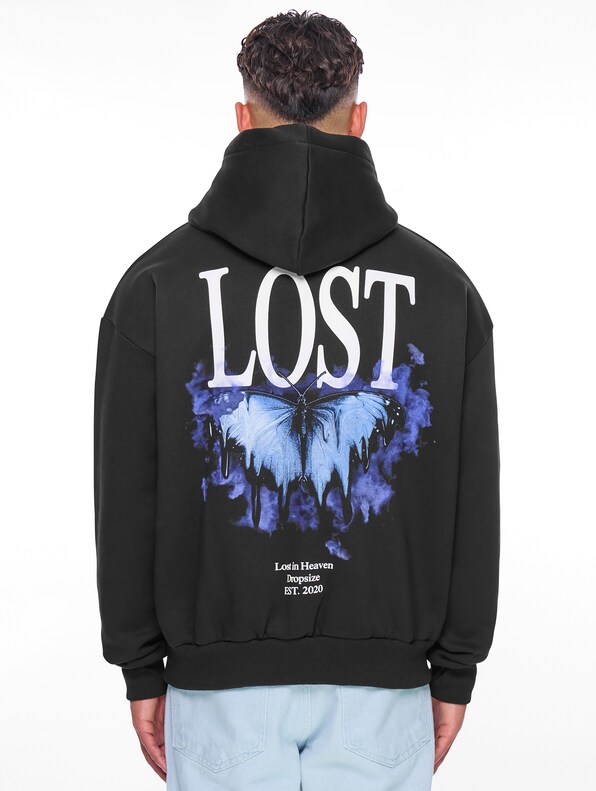 Dropsize Heavy Oversize Lost Butterfly Hoodies-1