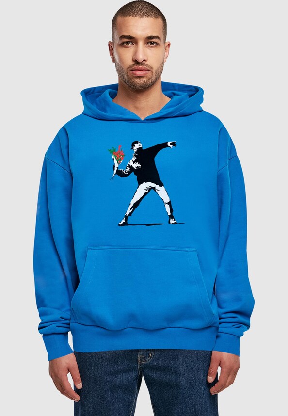 Banksy - Love Is In The Air Ultra Heavy Hoody-0