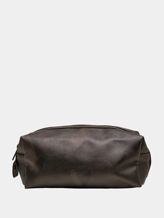 Synthetic Leather Camo Cosmetic Pouch