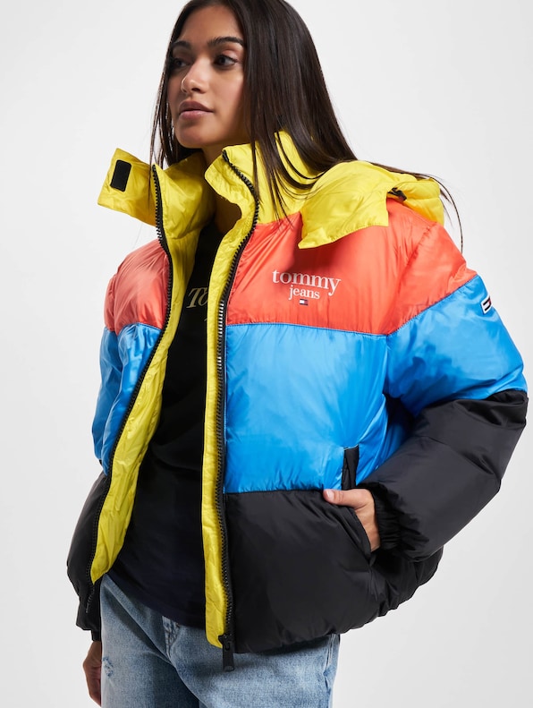 Tommy Jeans Colorblock Puffer Jacket-0