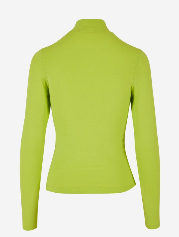 Ladies Cut-Out Turtleneck Longsleeve-5