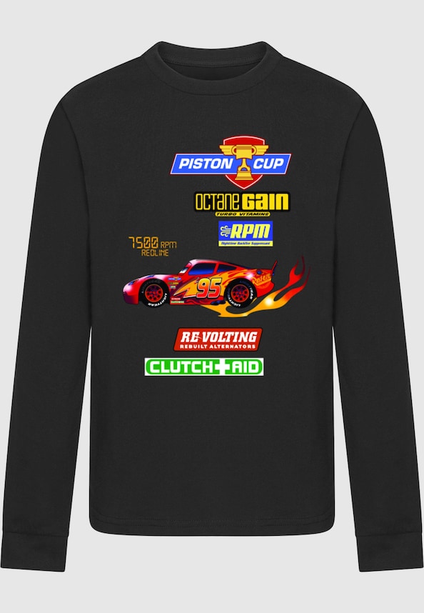 Kids Cars - Lighning McQueen Piston Cup Longsleeve-2