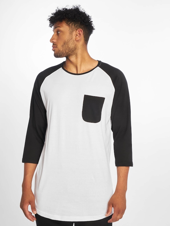 Long Raglan 3/4 Sleeve Pocket-2