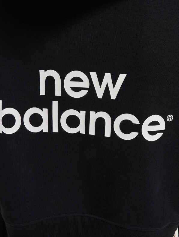 New Balance Essentials Graphic Crop Fleece Hoodie-5