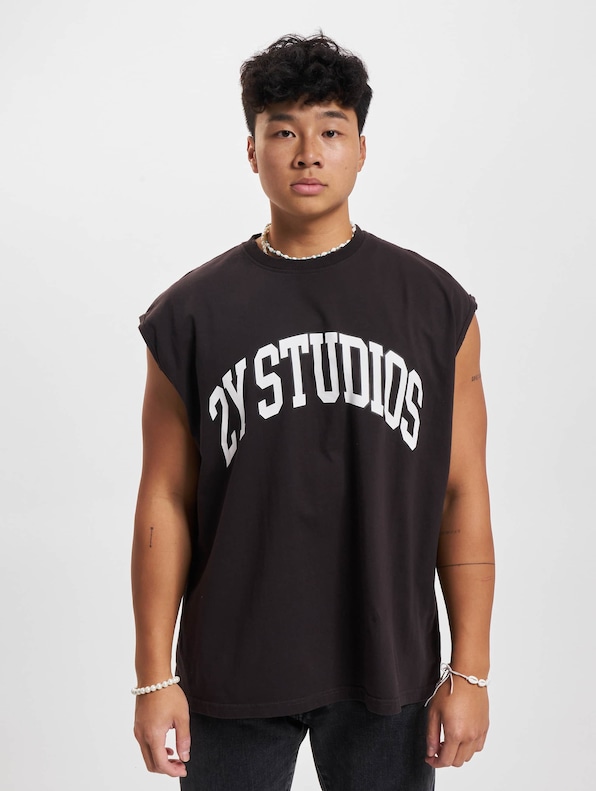 2Y Studios Logo Oversize Sleeveless T-Shirt-2