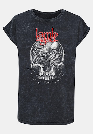 Ladies Lamb Of God - Tombskull Acid Washed 