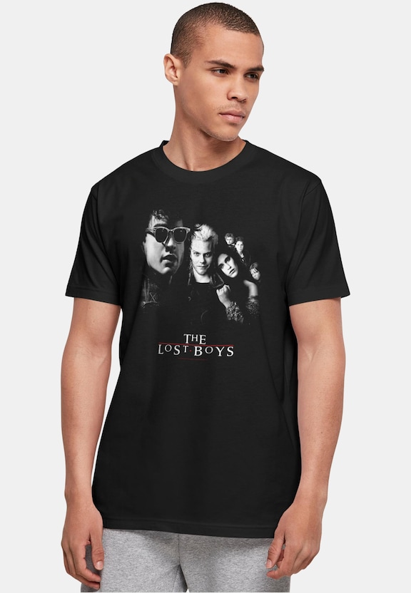 The Lost Boys - Mono Poster Basic T-Shirt-0
