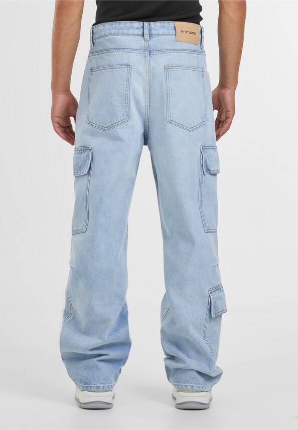 Vorin Cargo Baggy Jeans-1
