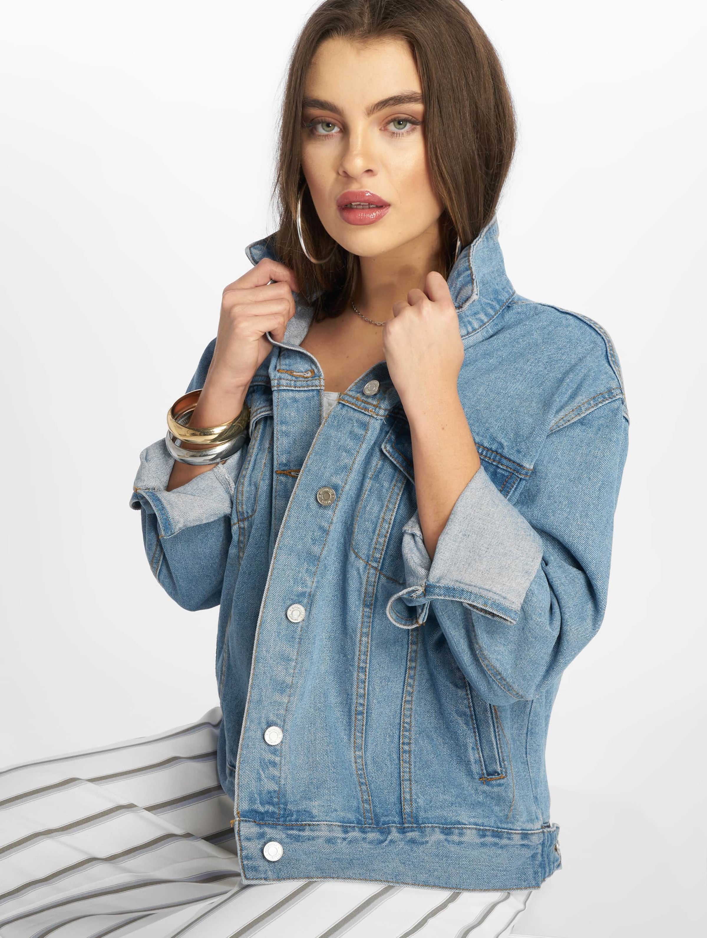 Missguided petite clearance oversized denim jacket