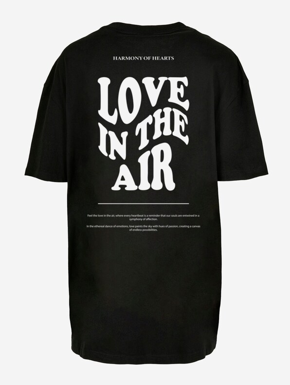 Merchcode Ladies Love In The Air Oversized Boyfriend T-Shirts-5