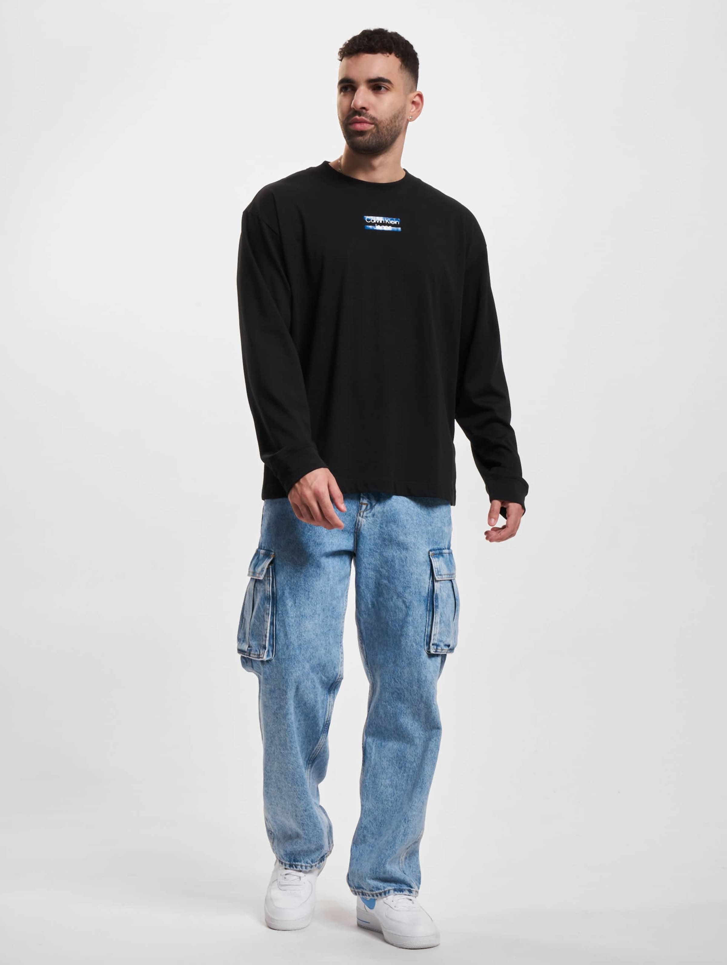 Calvin Klein Jeans Transparent Stripe Logo Ls Longsleeve | DEFSHOP