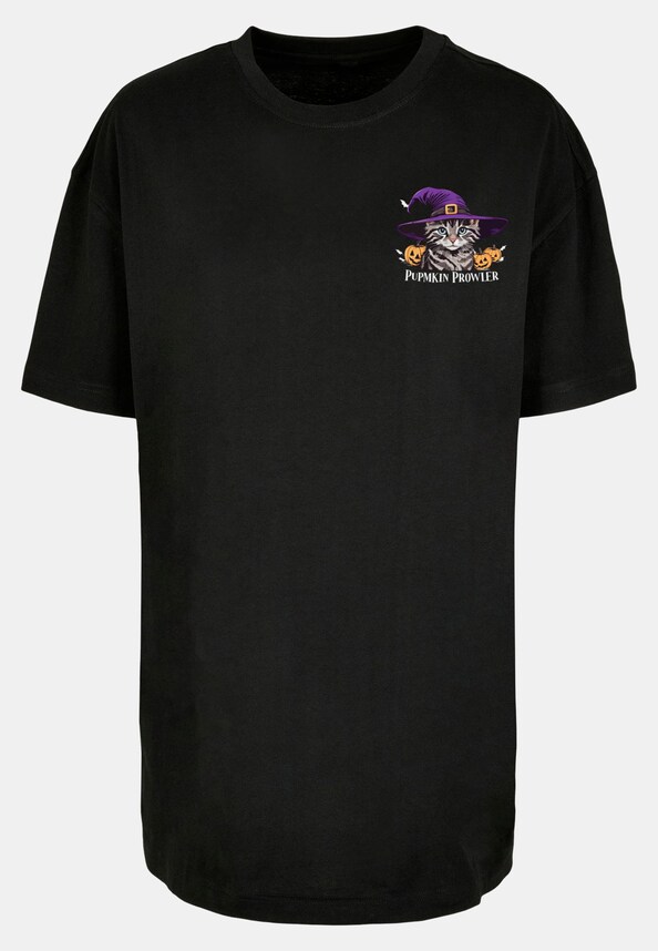 Ladies Halloween - Pumpkin Prowler Tee-4