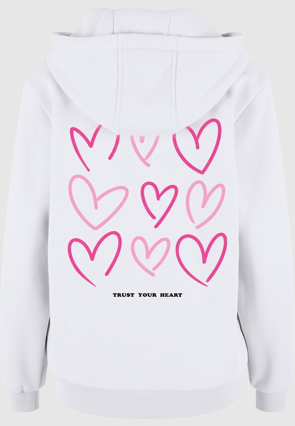 Always Trust Your Heart Ladies Fluffy Hoody-3