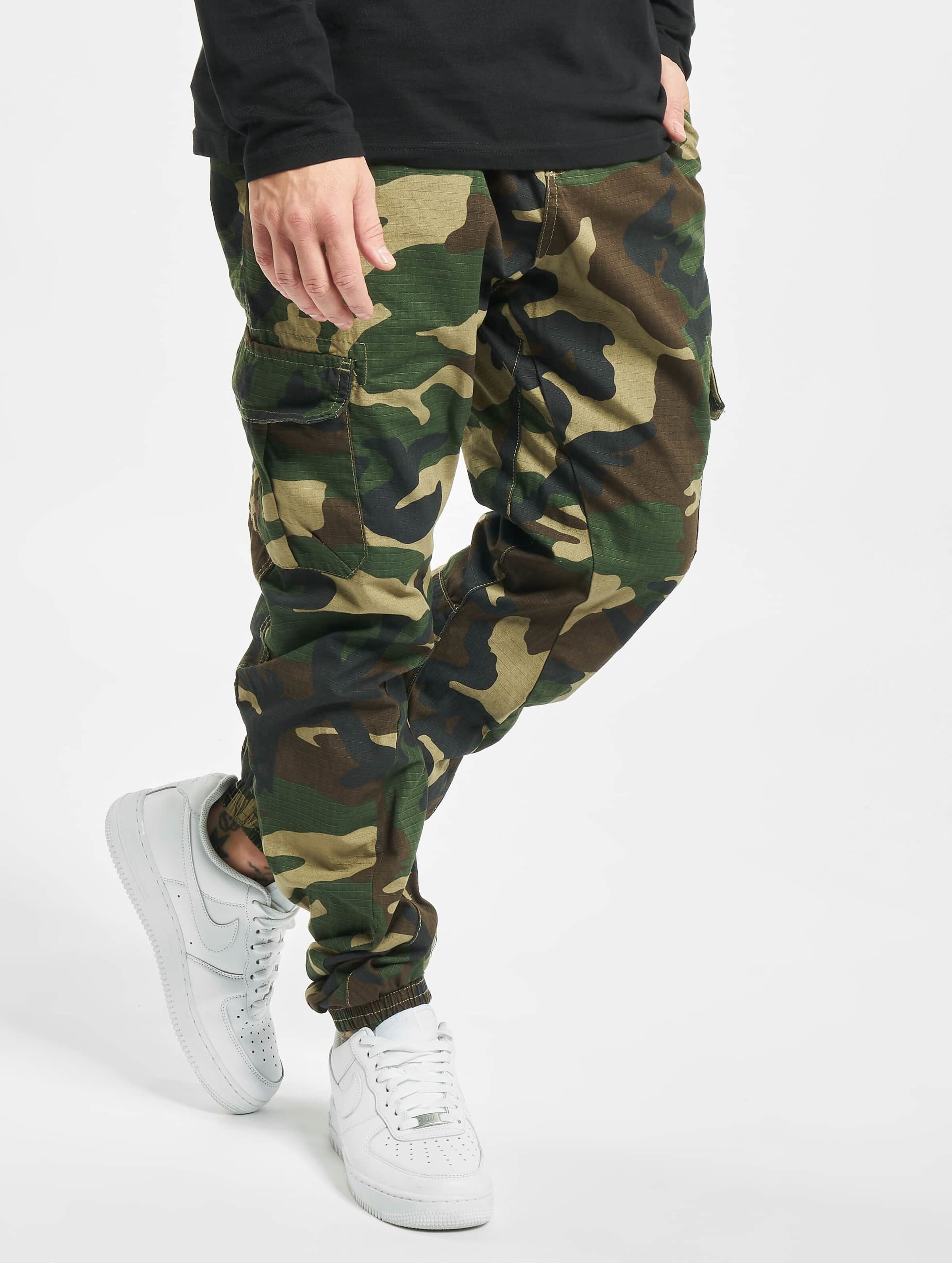 Urban Classics Ripstop Cargo Jogging Pants Mannen op kleur camouflage, Maat 4XL