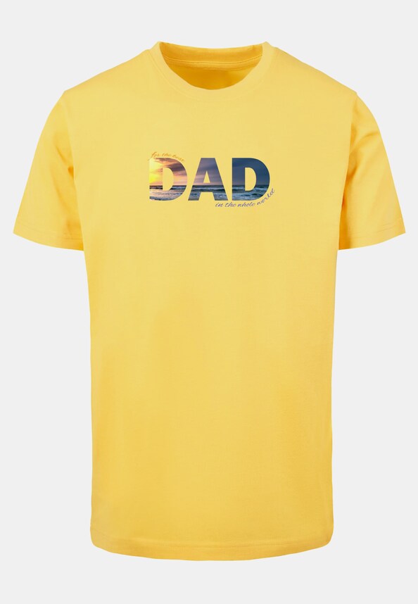 For The Best Dad T-Shirt Round Neck-4