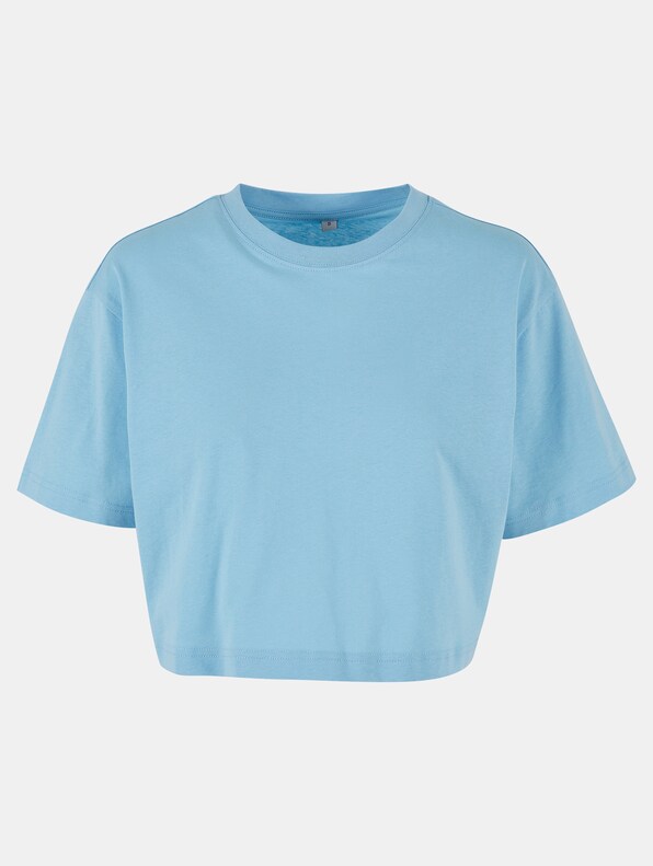 Build Your Brand Ladies Short Oversized Tee-4