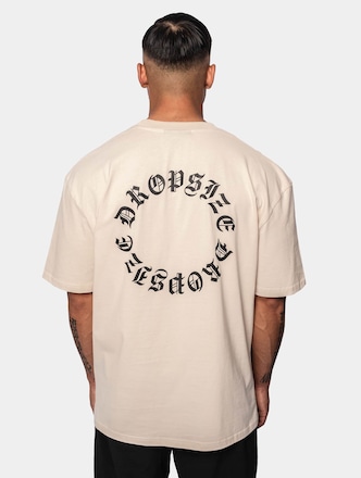 Dropsize Heavy Oversize Circle Design T-Shirt