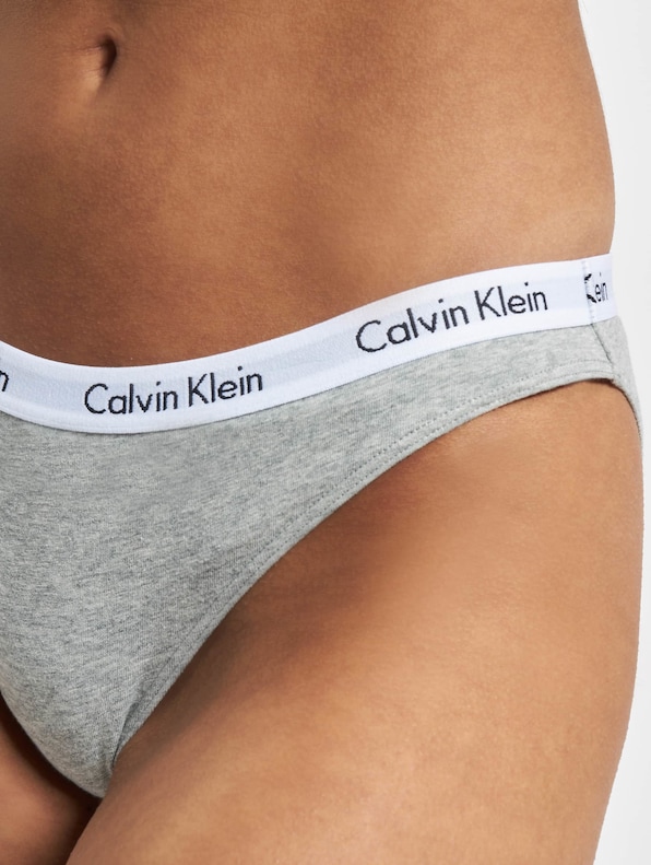 Calvin Klein Underwear 3 Pack Slip Pink/Grey/Rainer Stripe-5