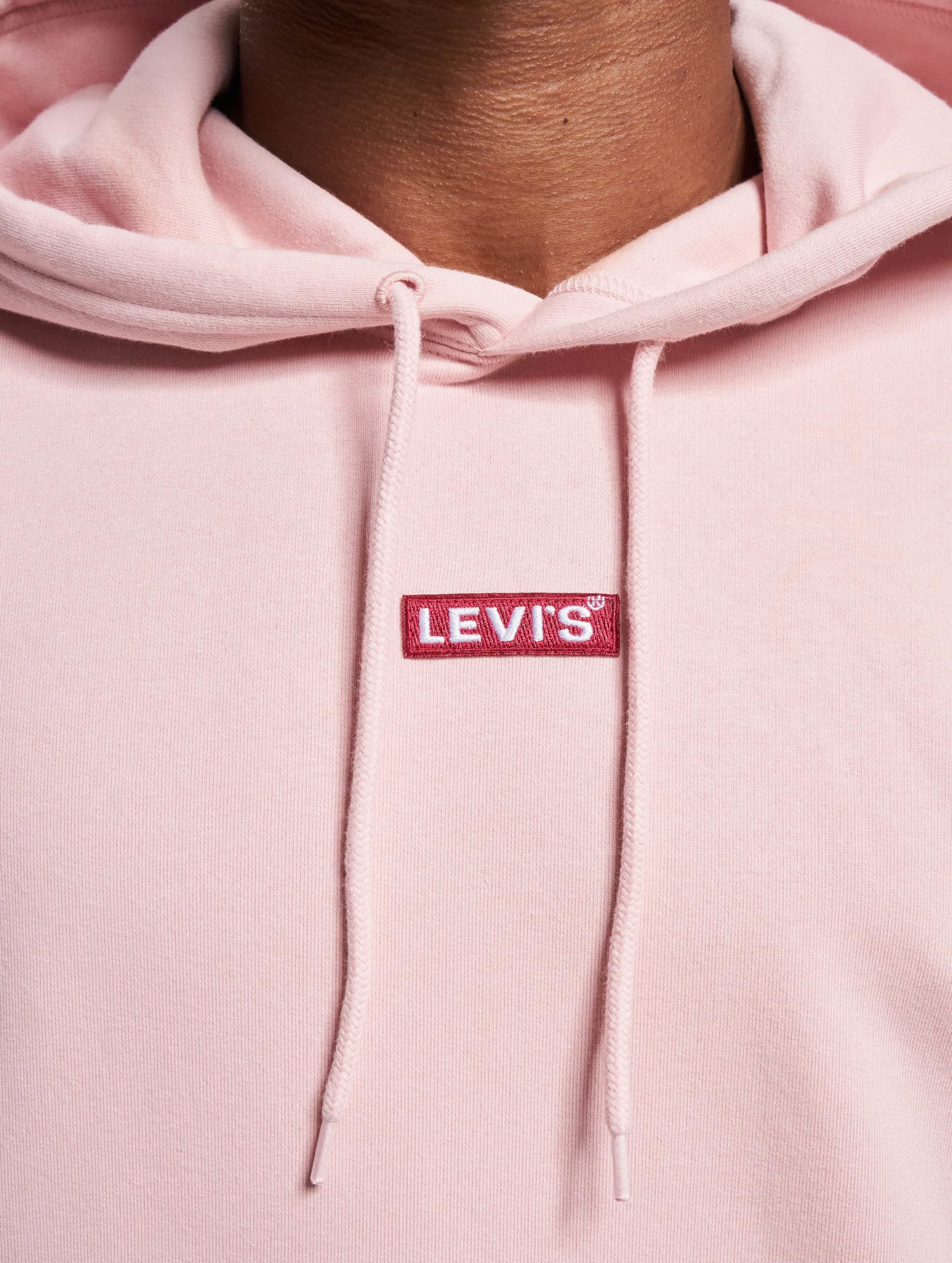 Levis pink online hoodie