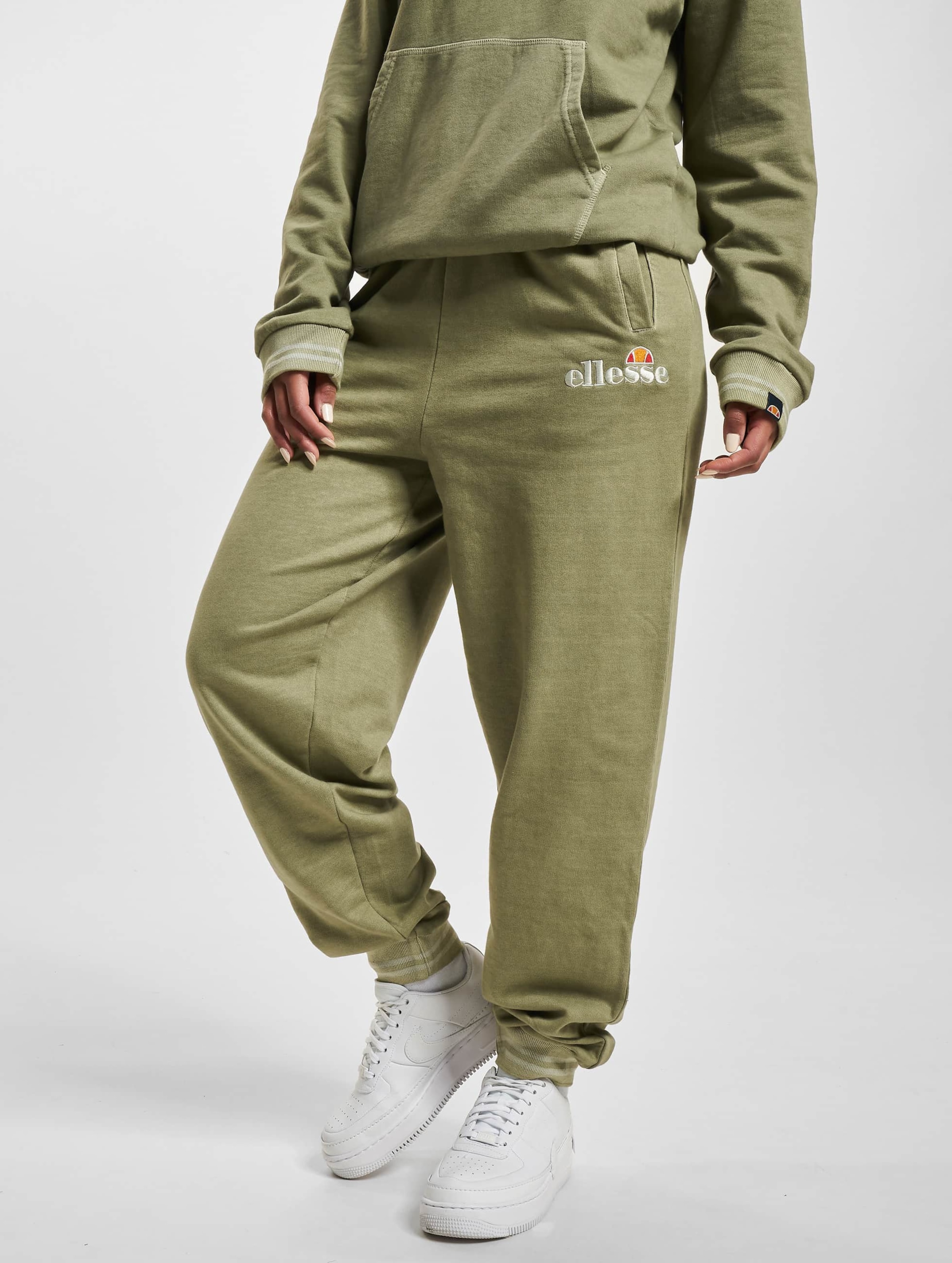 Green best sale ellesse tracksuit