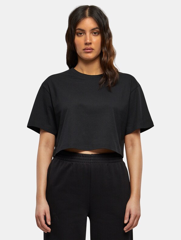 Build Your Brand Ladies Short Oversized Tee-2